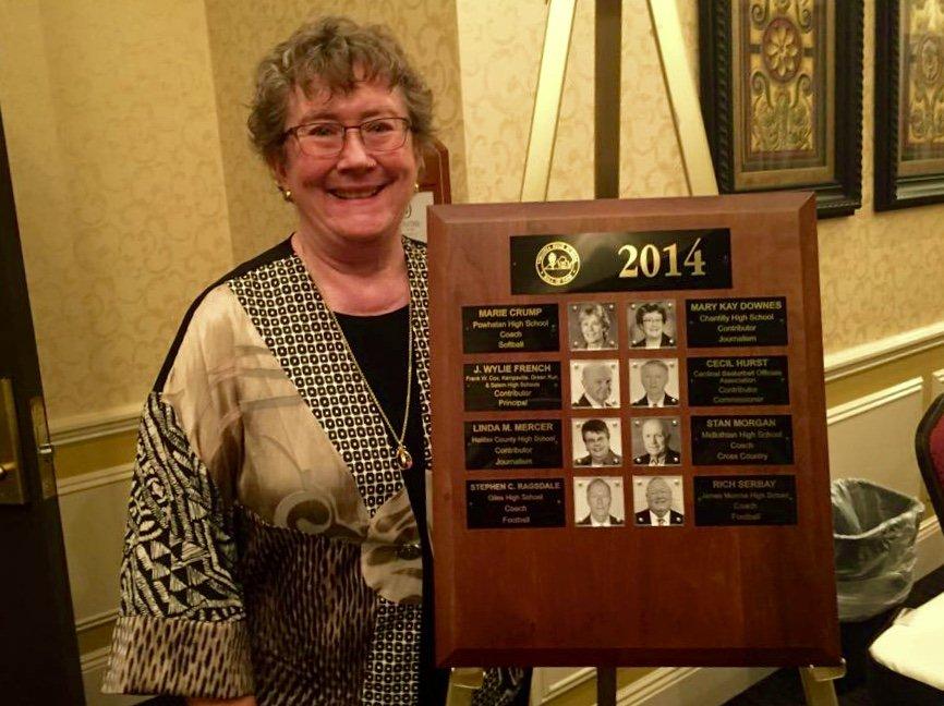 Downes Inducted into Virginia Hall of Fame
