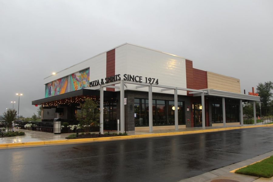Mellow Mushroom stands out due to its creative exterior and casual food choices.