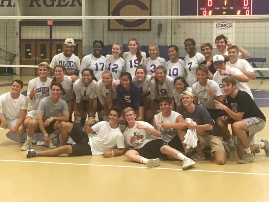 Chantilly students show their support for the volleyball team, coming to many games throughout the season.