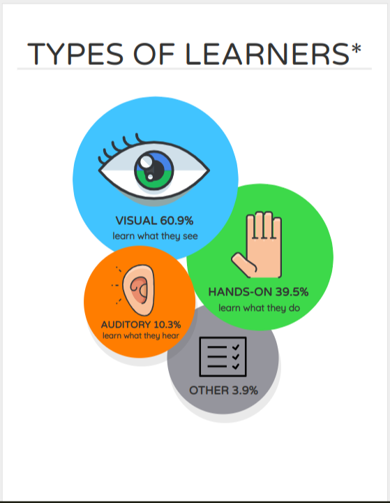 visual learning style examples