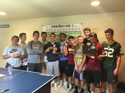 Senior Nick Giannini and his group of friends come together to celebrate the March Madness tournament by holding a friendly competition to see who gets the most accurate bracket.