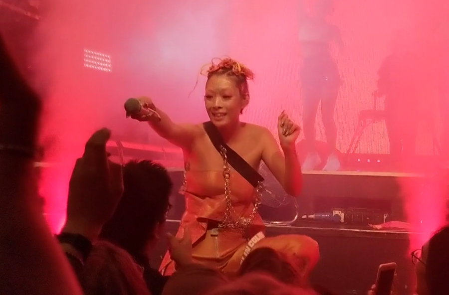 Rina Sawayama performs in London in 2018. Sawayama is a well-known LGBTQ artist.