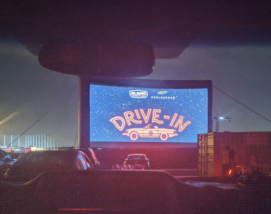 The opening screen at Alamo Draft house drive-in movie in October to provide arrival time.