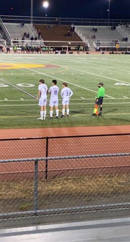 Junior and varsity soccer player Ethan Karam was being subbed back on during a game against Oakton Highschool on May 6.