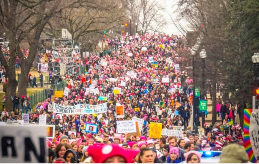 The Women’s March took place in Washington D.C. by the National Mall on January 21, 2017.