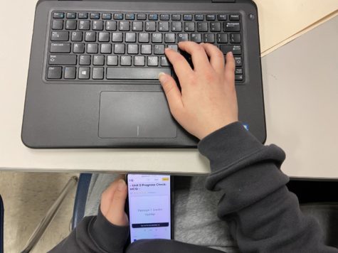 During online tests or assignments, some students may resort to searching up answers on their phone. “[When a] student cheats, the teacher is more disappointed,” junior Vyas Yaddanapudi said. “They start to question their teaching abilities just because their student decided to take shortcuts.”