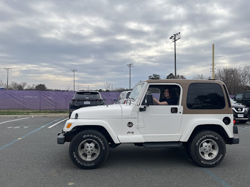 Junior Katelyn Ruehle drives around the CHS parking lot on March 22.