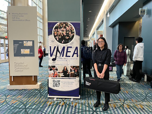 Lao at the Virginia Music Educators Association Conference held in Richmond, Virginia this past November.