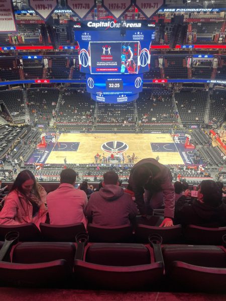 A crowd of Wizards fans began to pack Capital One Arena on Jan. 31. The Wizards ended up losing to the Los Angeles Clippers 125-109. 