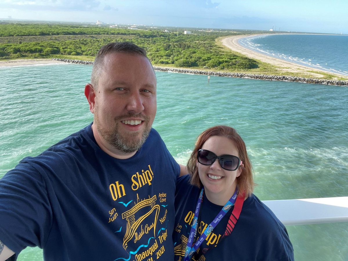 Biology and special education David Dewett and his wife, Katherine Dewett, also a special education teacher, cruise along the Eastern Caribbean on the Carnival Mardi Gras in Amber Cove, Dominican Republic. Photo used with the permission of David Dewett.