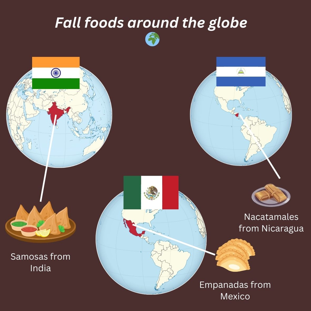 Fall brings different flavors from a variety of cultures around the world
