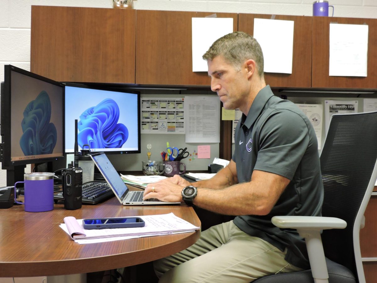 Director of Student Activities Brendan Shapiro responds to an email on Sep. 5.