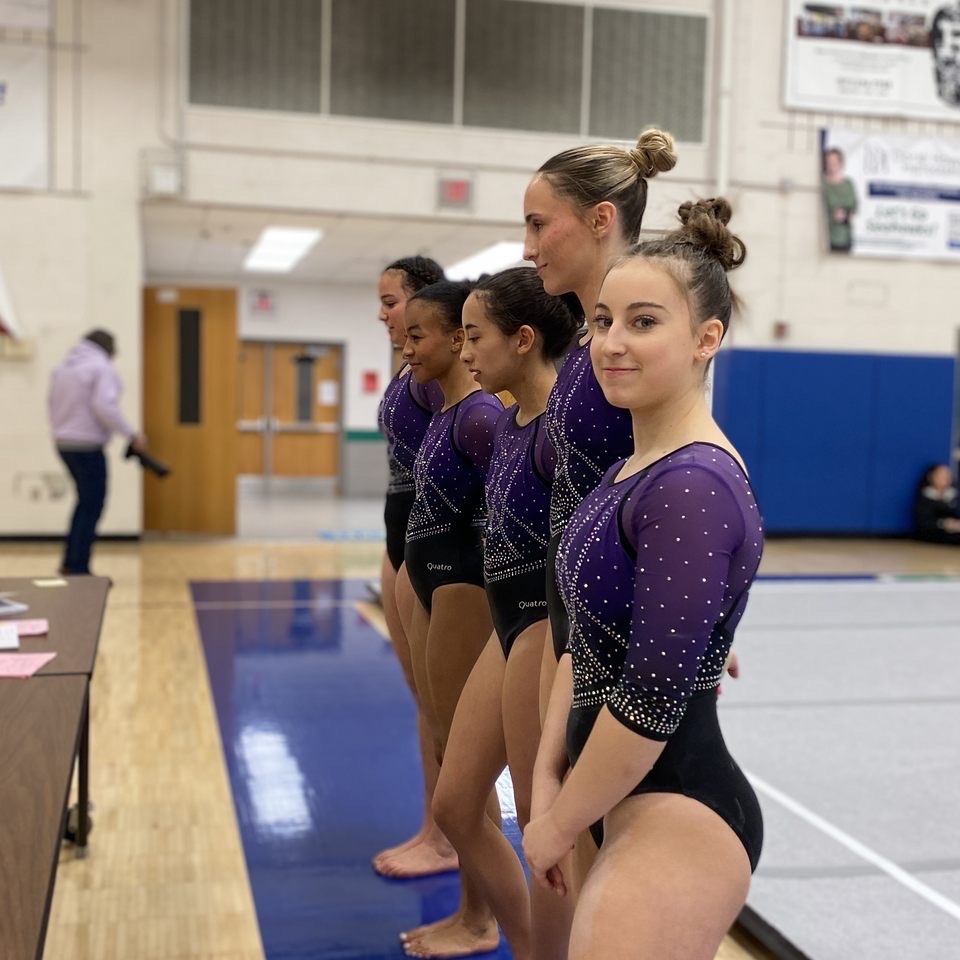 Junior Addison Zampiello during the meet on Wed, Dec 11 at South Lakes High School. Photo by Samanta Javanbakht.