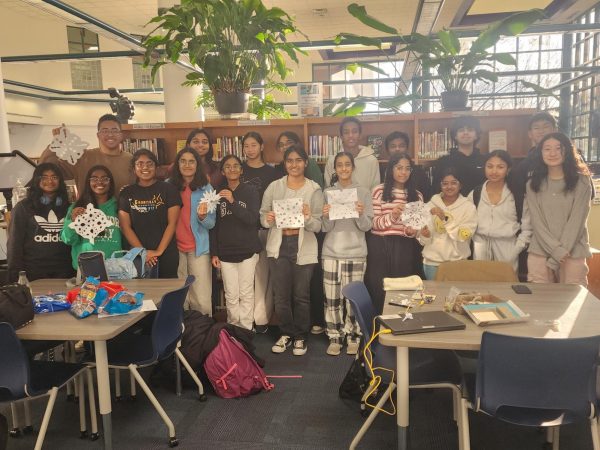 Arduino Club poses for a group picture during their winter meeting on Dec. 12. 