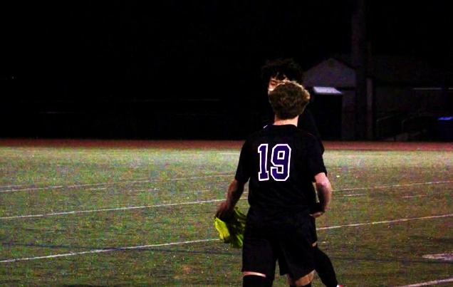 Sophomore Kyle Hammer subs into the game during the second half against Centreville High School on April 29. Chantilly won 3-2.