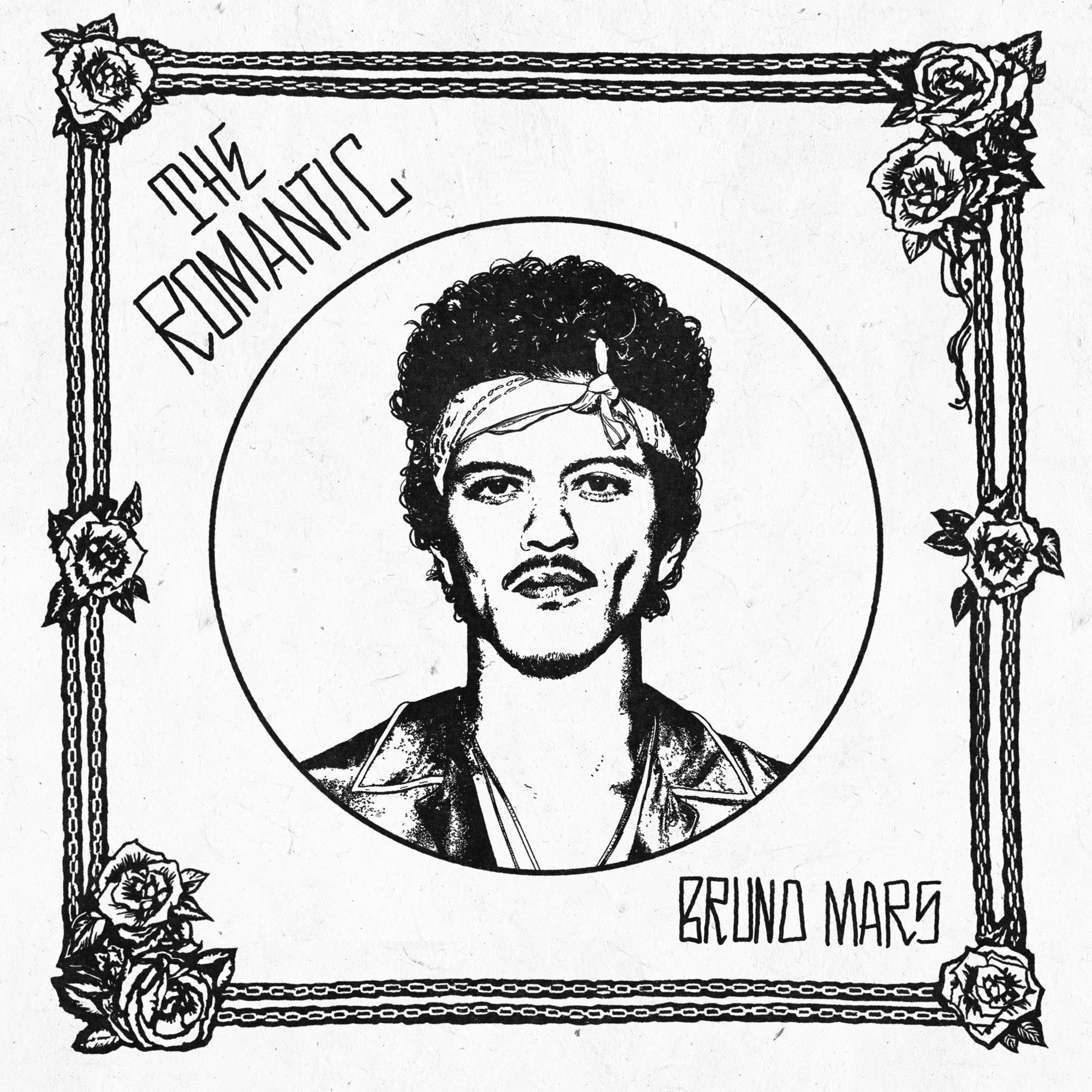 “The Romantic” by Bruno Mars debuts with 26.44 million streams on Spotify. Album cover used with courtesy of brunomars.com.