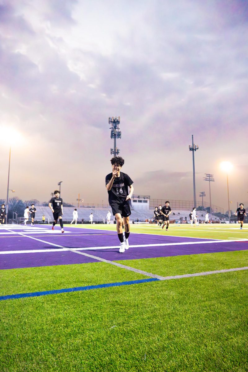 Photos by junior Ishant Khanal capture moments from soccer, football, basketball and other athletic events throughout the year. The gallery highlights a range of in-game action and scenes from different sports. 